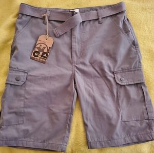 Copper Denim Cargo Shorts 34